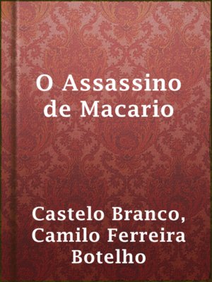 cover image of O Assassino de Macario